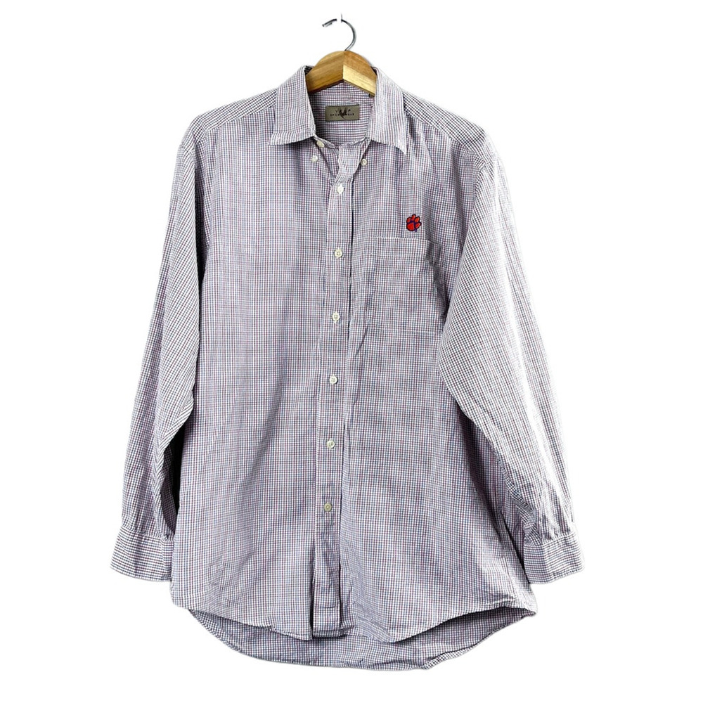 Men's Vesi Sport Clemson Button Up Shirt L